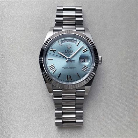 platinum dial rolex|rolex day date platinum 40mm.